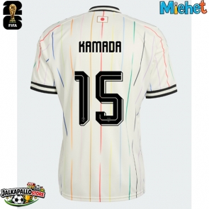 Japani Daichi Kamada #15 Vieraspaita MM-kisat 2026 Lyhythihainen